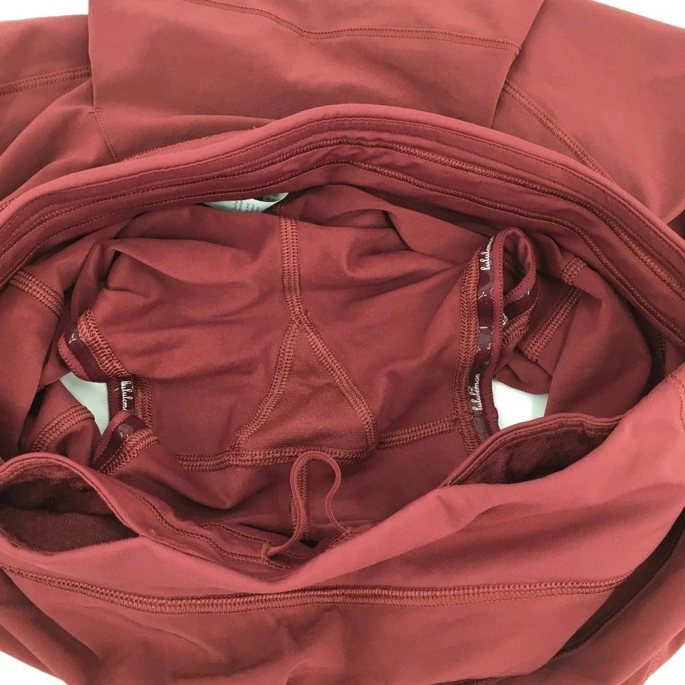 Lululemon Pace Rival Skirt Skort Sz 4 Mulled Wine Maroon Pickleball Tennis Run
